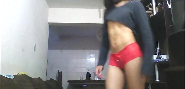  teen tranny sexy dancing and strip